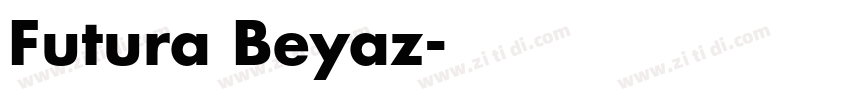 Futura Beyaz字体转换